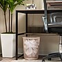 Mind Reader Metal Mesh Trash Can Without Lid, 4.4 Gallon, Pink (1CIRGA-PNK)~#|#~E75DCAFF-6334-4D93-9FD37B9C2CDCCB7D_sc7