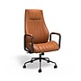 Staples® Laconia Ergonomic Leather Swivel Manager Chair, Brown (HLC-3932)~#|#~E761E952-14B9-48D4-B83CA3C1AA1DD9A9_sc7
