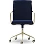 Elle Decor Giselle Fabric Computer and Desk Chair, Navy Blue/Gold (CHR10058C)~#|#~E762C36B-4DFD-4466-A885CA56830DF9C1_sc7
