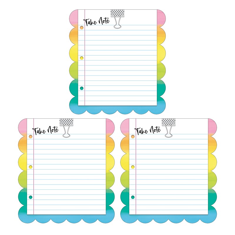 Carson-Dellosa Take Note Notepad Set, Multicolored (145401) image 1