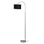 Creekwood Home Vista 66" Brushed Nickel Floor Lamp with Drum Shade, Black (CWF-3006-BK)~#|#~E767D4BD-8026-4511-A00D67669B28BE0E_sc7