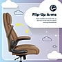 Serta Torrington Ergonomic Polyurethane Big & Tall Chair, 400 lb. Capacity, Light Tan (52399-TAN)~#|#~E76C0DDF-5484-435D-97263356868D7F48_sc7