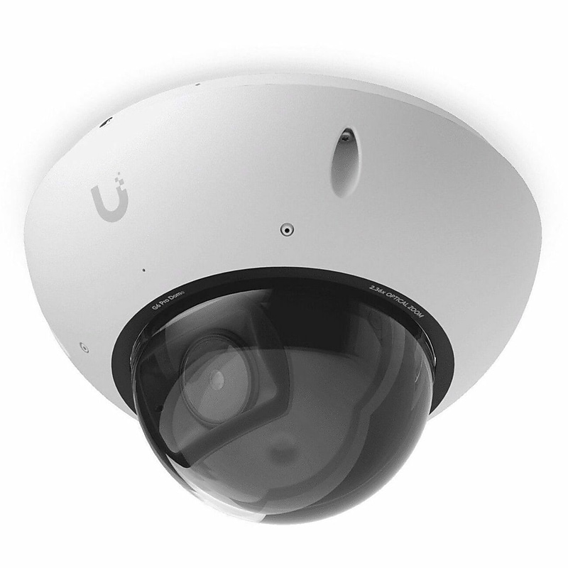Ubiquiti UniFi G6 Pro Indoor-Outdoor Network Camera, White (UVC-G6-PRO-DOME-W) image 1