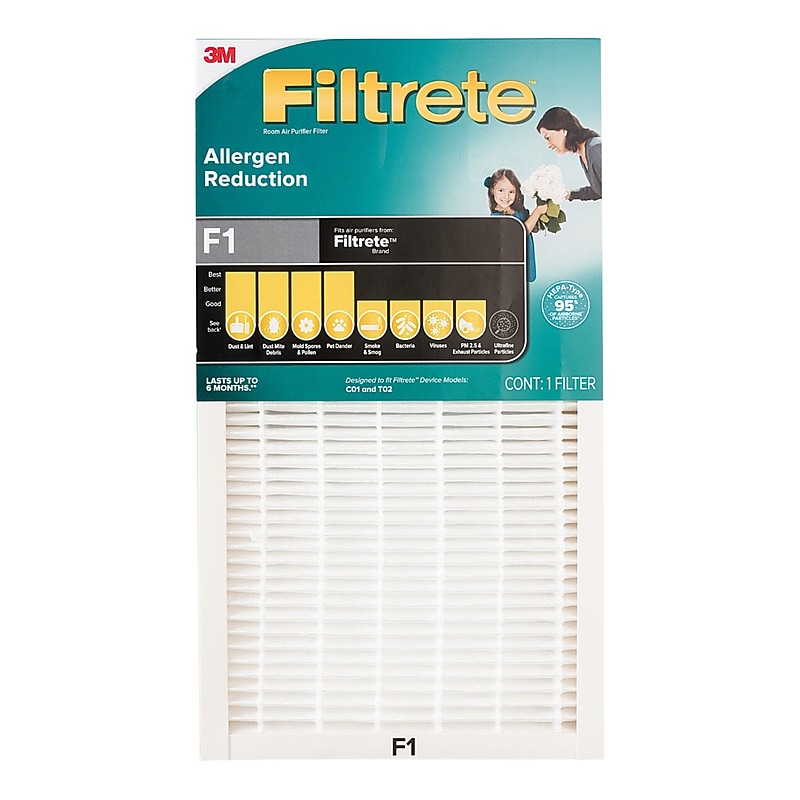 Filtrete Allergen Reduction 12" x 7"x 1" Pleated Air Filter (FAPF-F1-A) image 1