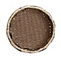 Household Essentials Cattail and Paper Zee Basket Decorative Storage Organizer, Natural/Black (HHML-6762)~#|#~E7700709-7664-412C-8F36B4AC335FD6AA_sc7