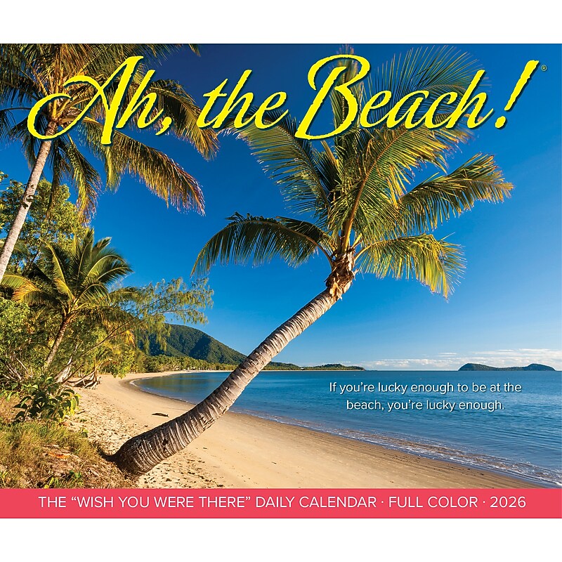 2026 Willow Creek Ah, The Beach! 6.2" x 5.4" Day-to-Day Calendar (53881) image 1