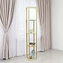 Simple Designs Etagere Organizer 62.5" Floor Lamp with Rectangular Shade, Tan (LF1037-TAN-CCLB)~#|#~E777F29C-9872-44F8-A354A6BC3F6415E0_sc7