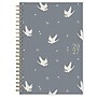 2027 Blue Sky Bespoke Letterpress Cranes and Flowers 5" x 8" Calendar Year Weekly & Monthly Standard Planner, Plastic Cover~#|#~E77C7737-1287-4D91-B98BE06C977E15C0_sc7