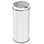 iTouchless Stainless Steel Round Sensor Trash Can with AbsorbX Odor Control System, White, 13 Gal. (MT13RW)~#|#~E77C786C-5E92-4A2A-820B1B823134198B_sc7