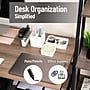 Mind Reader 3-Piece Cement Desk Organizer Set, Cream (CEM3PC-CRM)~#|#~E77CB630-E102-483D-A7FBD74E5A73C24B_sc7