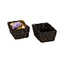 Household Essentials Braided Hyacinth & Iron Handwoven Basket Set, Brown (HHML-6695B)~#|#~E77DF9AC-AB6A-406F-9047988E2F2BCE79_sc7