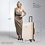 InUSA Resilience 29.52" Hardside Suitcase, 4-Wheeled Spinner, TSA Checkpoint Friendly, Sand (IURES00L-SAN)~#|#~E77F83DE-8392-4B49-9CA1EAAF97AF548D_sc7