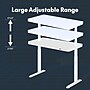 FlexiSpot EG9 48"W Electric Adjustable Glass Top Standing Desk, White (EG9W-E)~#|#~E7811233-A372-48E2-8D974BFD75263760_sc7