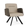 Lesro Willow Vinyl Lounge Chair, Patriot Plus Concrete/Adler Peppercorn (WL1101.SBK-02PPCN.03PPCN.04ADPN)~#|#~E7865B63-5392-479F-978313CB0D85B4AB_sc7