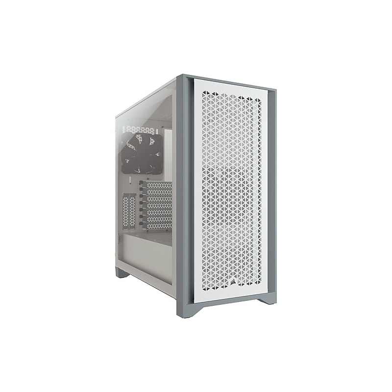 Corsair 4000D Airflow ATX Mid-Tower Computer Case, White (CC-9011201-WW) image 1