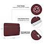 Solo New York Mott 15.6" Polyester Laptop Sleeve, Red (EXE100-12)~#|#~E789F511-CFC9-466D-B3EEDAC8BAFCCB87_sc7