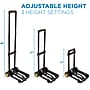 Mount-It! Folding Luggage Cart and Dolly, Holds Up to 77 lbs. Capacity, Black/Yellow (MI-912)~#|#~E78E91FE-F59B-4E18-958C173E4AC13F54_sc7