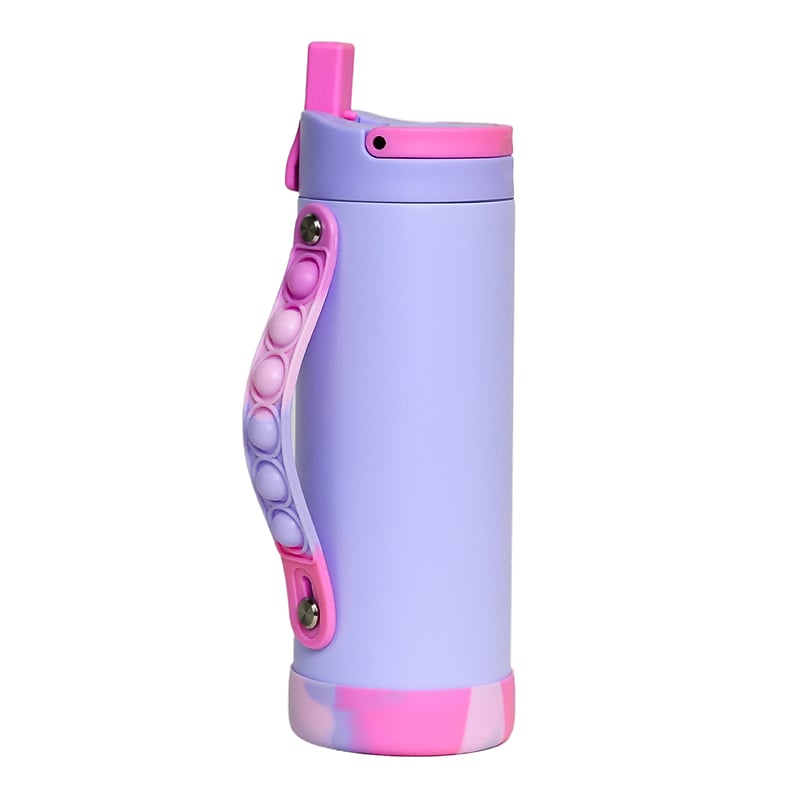 Elemental Iconic Pop Stainless Steel Triple Wall Insulated Water Bottle, 14 oz., Lilac Tie Dye (EMLEB14LCTD33P) image 1