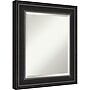 Amanti Art Ridge Black Frame Wall Mirror, 25.5" x 21.5" (A42674593059)~#|#~E796B306-6143-467C-AB9C233B9D1986A8_sc7