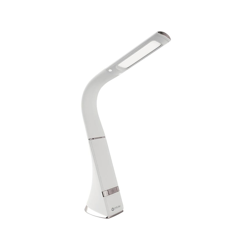 OttLite Wellness LED Desk Lamp, 18.75", White (CS59089-SHPR) image 1