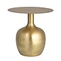 Storied Home 18"Dia. Metal Round Side Table, Gold (EC1762)~#|#~E79A0B64-4914-4409-805F4E15988D2DB1_sc7