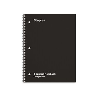 SCJページ(A3冊B3冊) Standards® 1 Subject, Wirebound Notebook, College Rule, 8