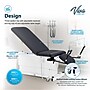 Viva Comfort XRO Electric Height and Back Adjustable Exam Table with Stirrups, 600 lb Capacity, Black (ADI903-24-BLK-MK)~#|#~E79D04DB-5CD1-4339-81CBDE1291364483_sc7