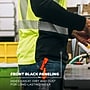 Ergodyne GloWear 8371BK High Visibility Long Sleeve Black Bottom T-Shirt, ANSI Type R Class 3, Lime, 2XL (22296)~#|#~E79F14AE-5A18-4FB1-8C68AA04AD335612_sc7