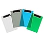 JAM Paper Plastic Clipboard, Mini Size, Assorted Colors, 4/Pack (331CPiassrt)~#|#~E7A2393C-9C00-4990-803C3CC1521CB848_sc7