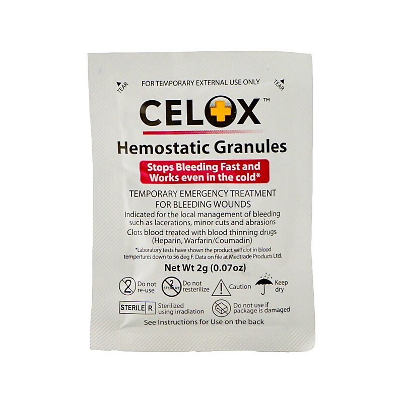CELOX Hemostatic Granules, 0.07 oz., 6/Carton (FG08830441) image 1