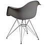 Flash Furniture Alonza Plastic Accent Chair, Moss Gray, 2/Pack (2FH132CPP1GY)~#|#~E7A48B5D-A05D-44E9-AD439B01F30FF99A_sc7