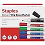 Staples Remarx Dry Erase Marker, Chisel Tip, Assorted, 36/Pack (ST62935)~#|#~E7B183E0-E92C-4F73-B0935E23362E1F00_sc7