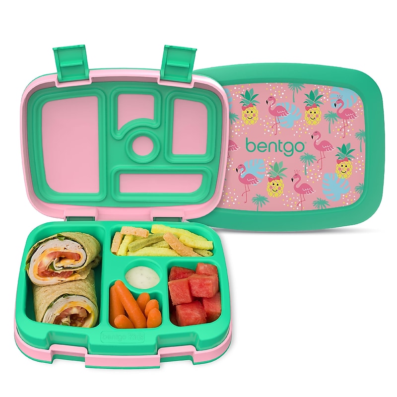 bentgo Kids Bento Box, 5-Compartment, Tropical, 19.2 oz. (BGKDPT-TRO) image 1