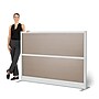 Luxor Oakwood 2-Panel Room Divider, 48"H x 70"W, Oak Grain (PPWL011)~#|#~E7B85235-5EA7-4E34-8CA500DE75A14649_sc7