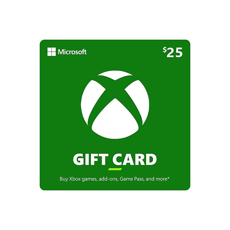 Microsoft Xbox Cash eGift Card $25 image 1