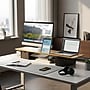 Mount-It! Extra Wide Monitor Riser with Drawers and Shelf, Holds up to 66 lbs., Bamboo, (MI-7369) ~#|#~E7C270D5-A9B2-440C-BFA5C0E3E6A99804_sc7