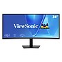 ViewSonic 34" Curved UWQHD 120Hz Monitor, Built-In Speaker, Universal Docking Station, Adjustable, HDR10, Black (VG3420C)~#|#~E7C6C209-7E9D-44BA-809129151A6AC408_sc7