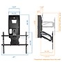 Mount-It! Motorized Fireplace TV Mount with Recessed Base, Fits 42" to 80" TVs, Holds 110 lbs., Black (MI-302)~#|#~E7C966D4-BEFF-453D-932C77FEF3D7B3A1_sc7