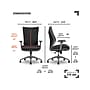 Sharper Image Revive Shiatsu Ergonomic Mesh Swivel Massage Chair, Black (60097-BLK)~#|#~E7CBD3C3-252B-44B4-B4B20B0F25A88B44_sc7