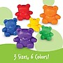 Learning Resources Three Bear Family Rainbow Counters, Assorted Colors, Set of 96 (LER0744)~#|#~E7CD639B-D839-4A73-9EF66B871618B3CE_sc7