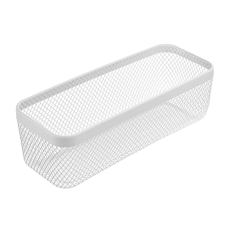 mDesign Steel Organizer, Matte White (25961) image 1