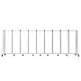 National Public Seating Robo Series 9-Panel Folding Mobile Room Divider, 72"H x 210"W, Clear Acrylic (RDG6-9CA)~#|#~E7D10586-D89E-4767-9191E02F5CBB7598_sc7