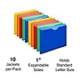 Staples Moisture Resistant File Pockets, Letter Size, Assorted Colors, 10/Pack (TR18372)~#|#~E7D31E98-FC1E-4F7D-A87555A8C10E796E_sc7