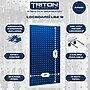 Triton Products Locboard 24" x 42" x 9/16" Steel Square Hole Pegboards, Set of 2 (LB2-B)~#|#~E7D371DD-9892-47AD-B405F4C1796C3E54_sc7