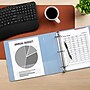 Staples Heavy Duty 2" 3-Ring View Binder, D-Ring, Light Blue (ST63094)~#|#~E7D5AB92-8CF2-49E6-B9CE1F449DF903D2_sc7