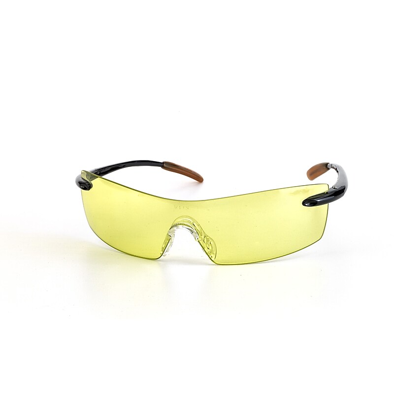 Mutual Industries Mantaray Safety Glasses; Amber, 12/Pack image 1