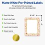 Avery Rectangle Multipurpose Labels, 4" x 3-1/3", White, 40/Pack (19479370487)~#|#~E7D84E0C-562D-4F2A-9C8EB3B75E91DB99_sc7