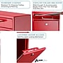 AdirOffice Steel Wall Mounted Drop Box Indoor/Outdoor Interoffice Mailbox, Red (631-05-RED)~#|#~E7DD02D9-559A-4EF0-BF6E2C63CB68D604_sc7