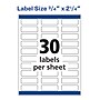 Avery Sure Feed Inkjet Return Address Labels, 3/4" x 2-1/4", 600 Labels/Pack (8257)~#|#~E7DECD67-2F3B-471D-BA1B908571348FFA_sc7