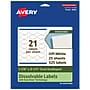 Avery Dissolvable Decorative Edge Multipurpose Labels, 1-1/8" x 2-1/4", Off-white, 525/Pack (94061)~#|#~E7E11804-77B1-4764-BF70A83EB92875D8_sc7